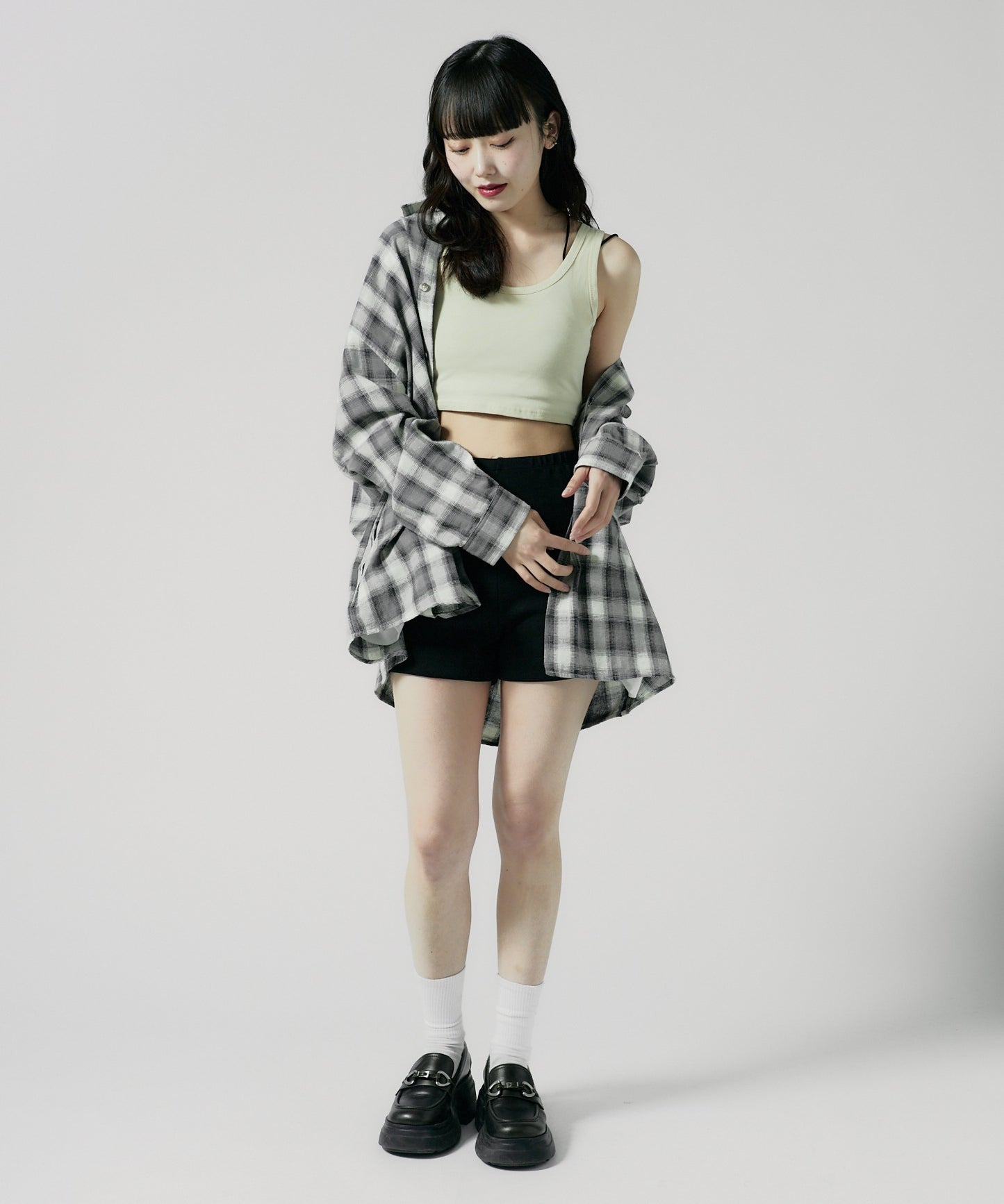 Chick / cropped Tanktop クロップド丈 タンクトップ