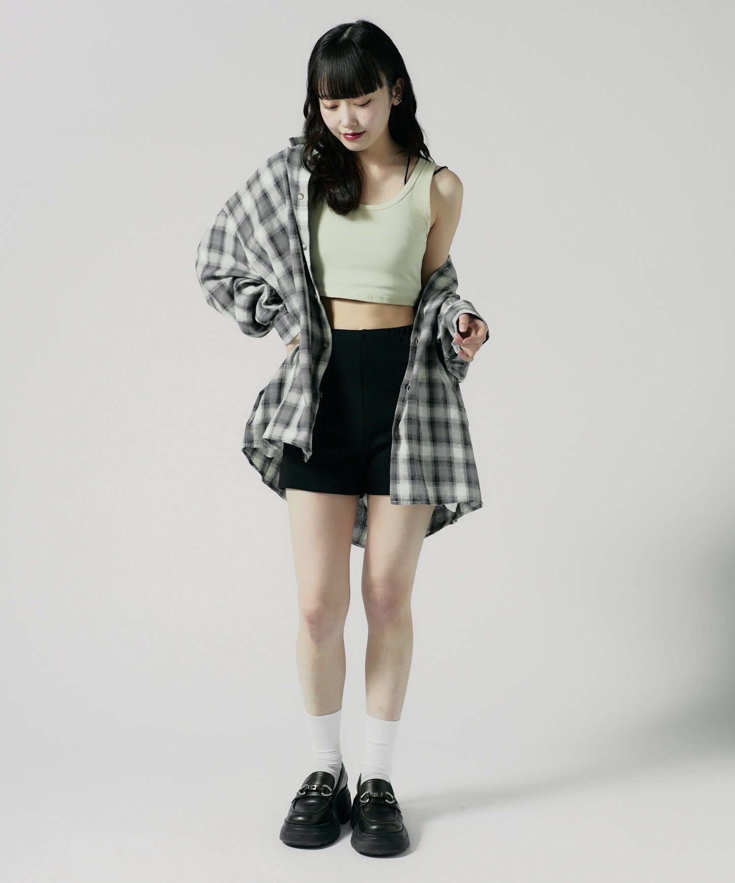 Chick / cropped Tanktop クロップド丈 タンクトップ