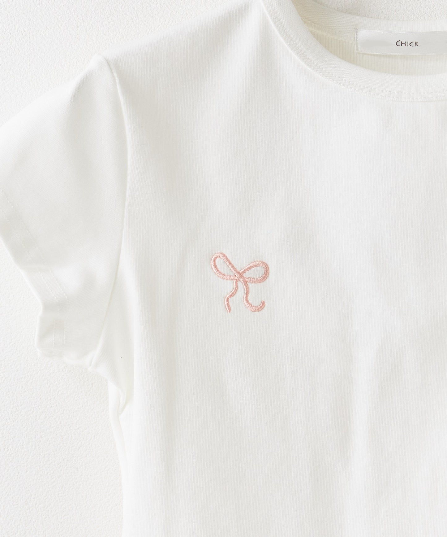 Chick / Ribbon Logo Tight TEE リボンロゴ タイトTシャツ