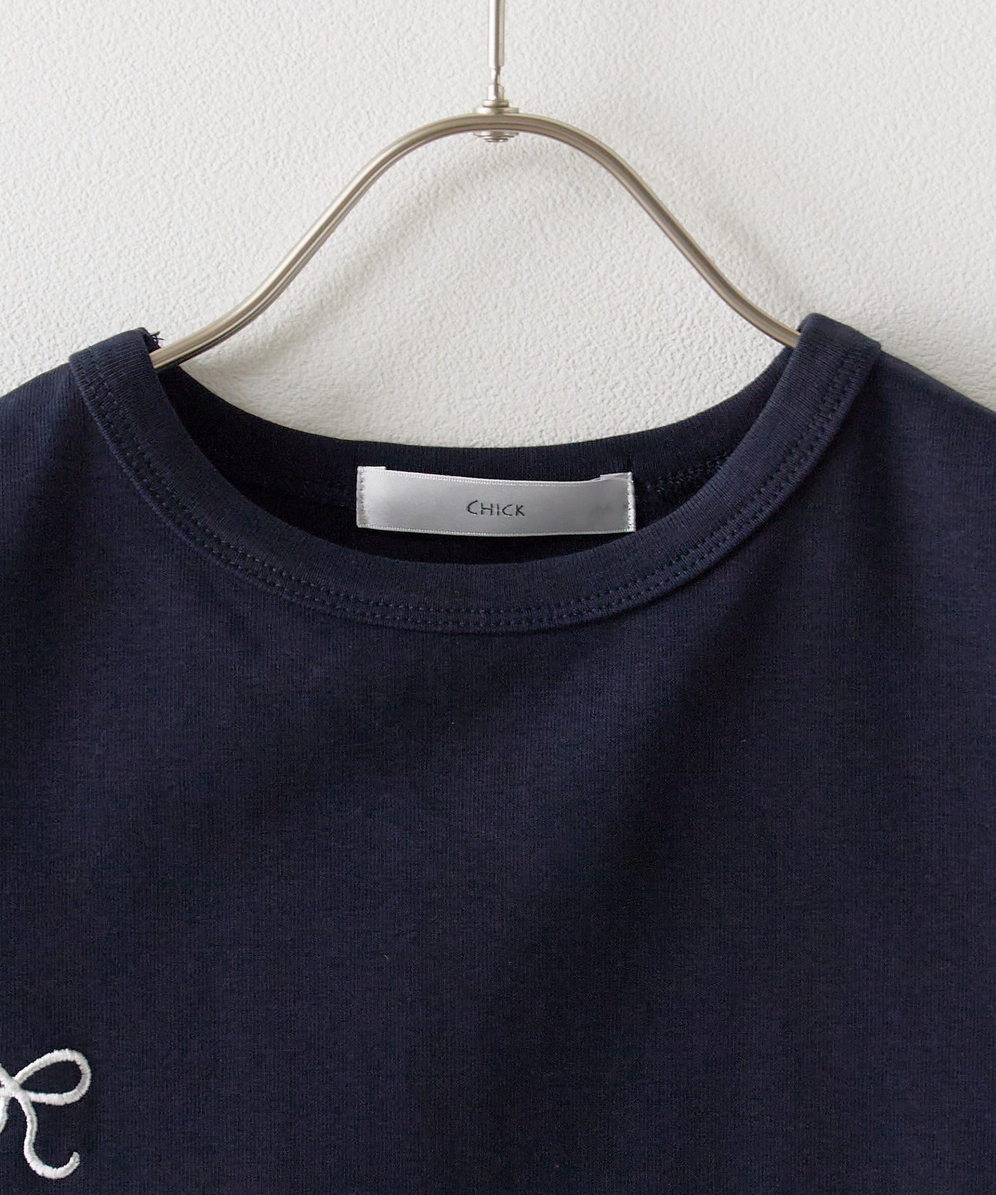 Chick / Ribbon Logo Tight TEE リボンロゴ タイトTシャツ