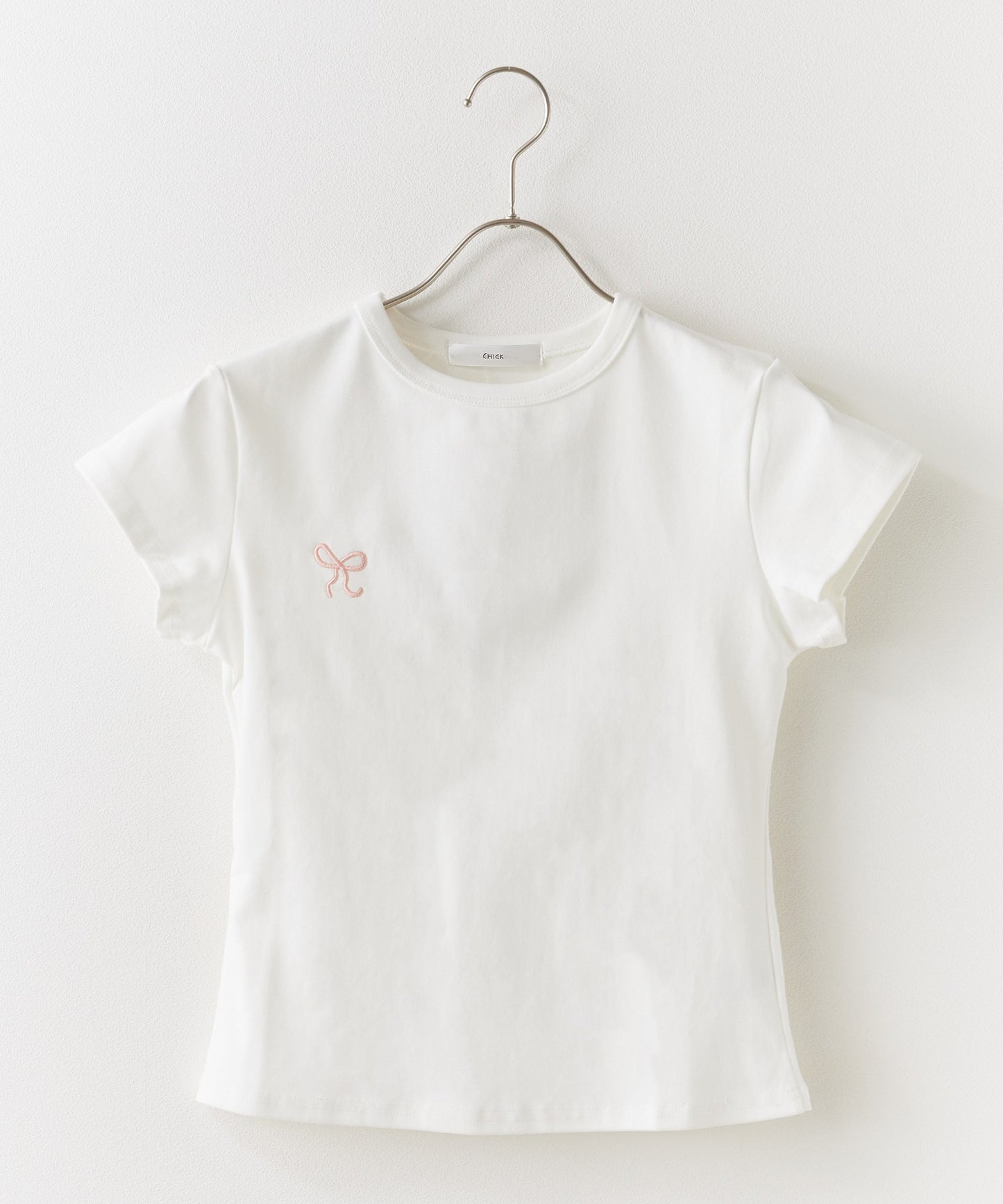 Chick / Ribbon Logo Tight TEE リボンロゴ タイトTシャツ