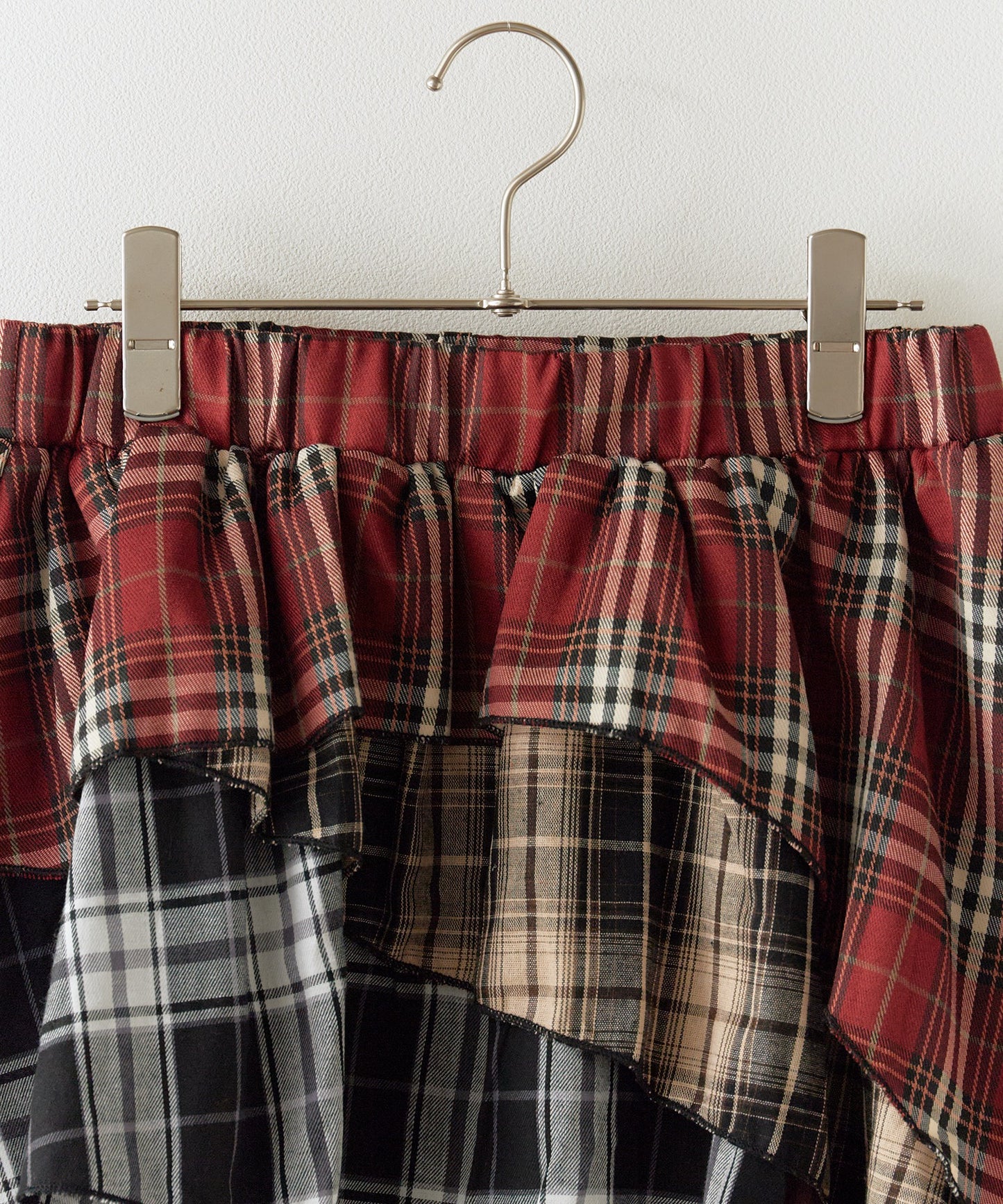 Chick / Check Layered Skirt チェックレイヤードスカート