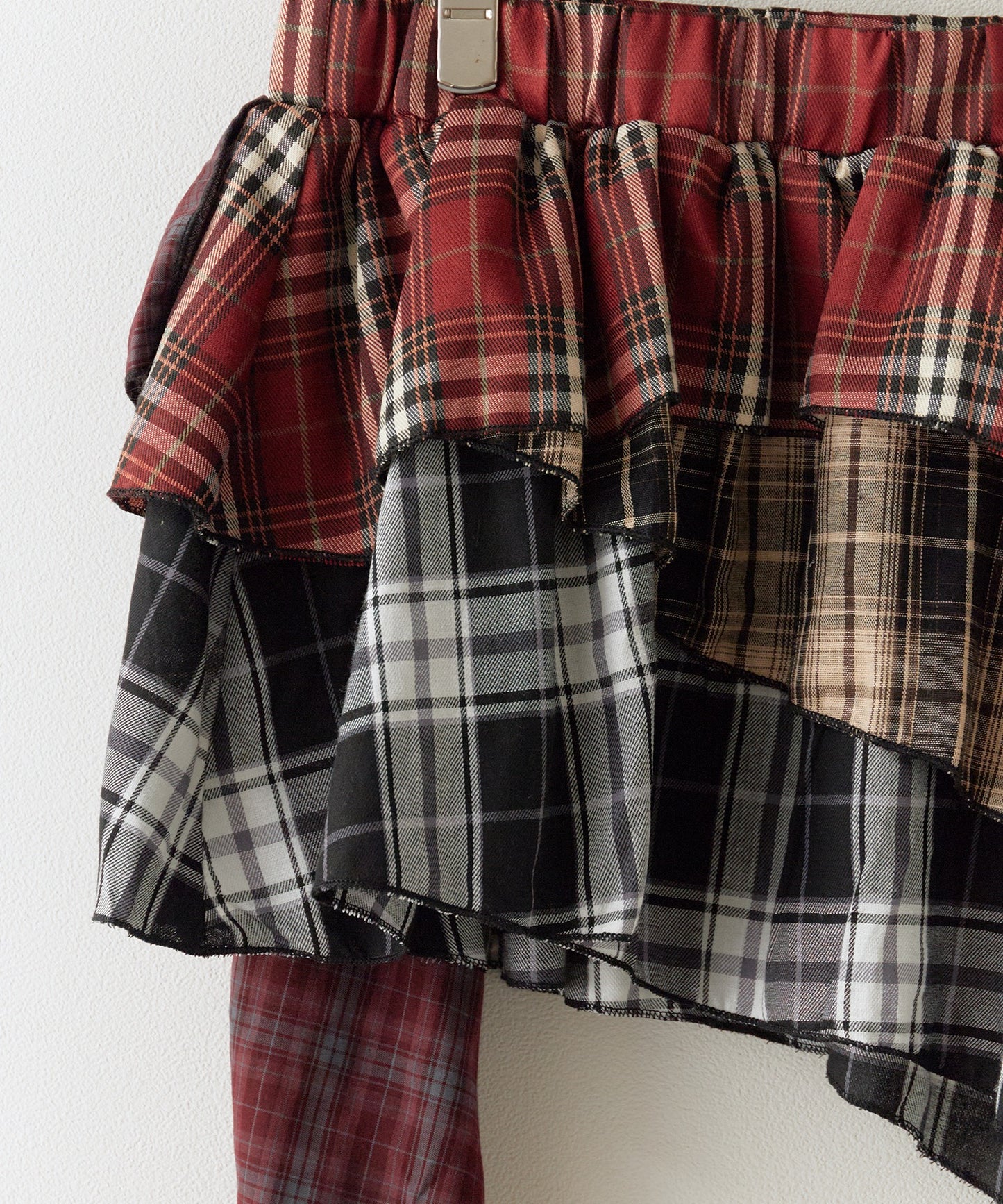 Chick / Check Layered Skirt チェックレイヤードスカート