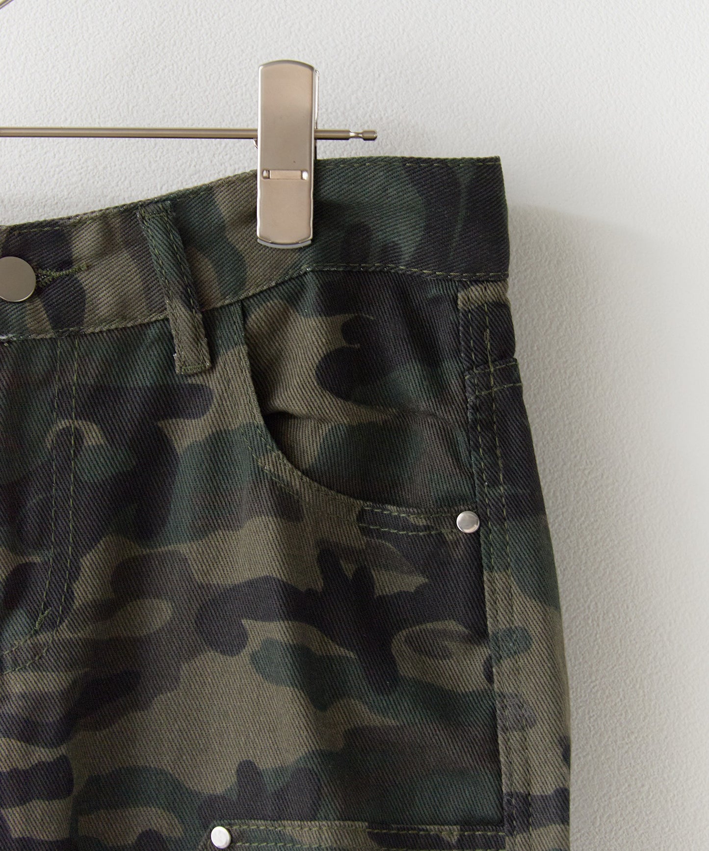 Chick / Double Knee Wide Camo Pattern Pants ダブルニー カモ柄 ワイドパンツ