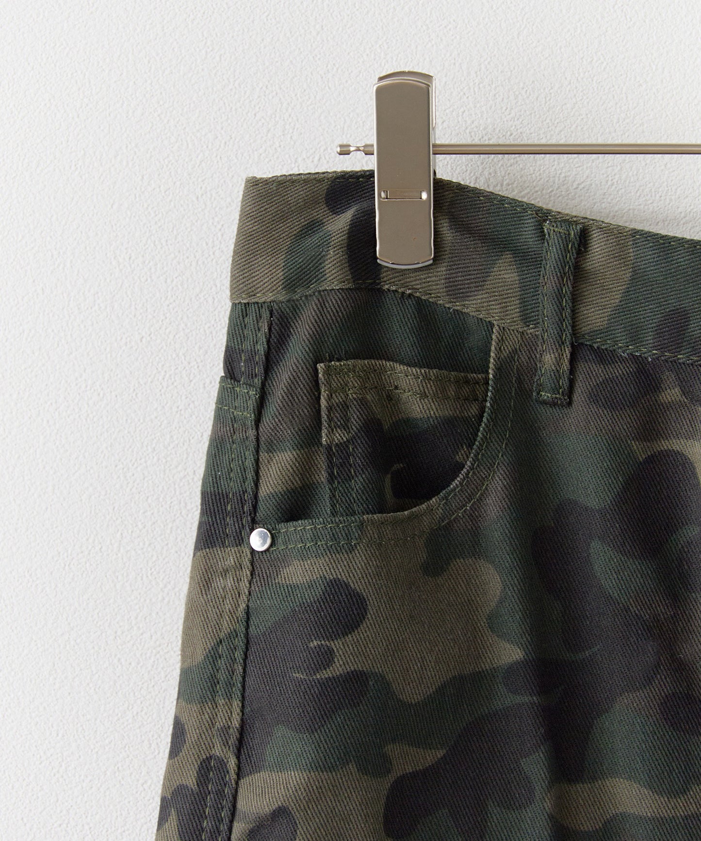 Chick / Double Knee Wide Camo Pattern Pants ダブルニー カモ柄 ワイドパンツ