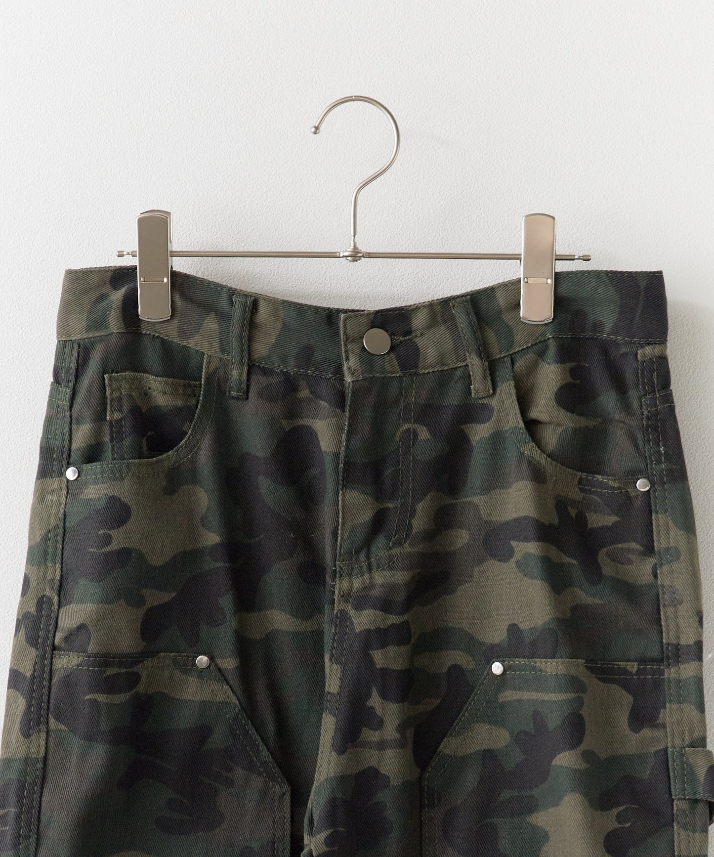 Chick / Double Knee Wide Camo Pattern Pants ダブルニー カモ柄 ワイドパンツ