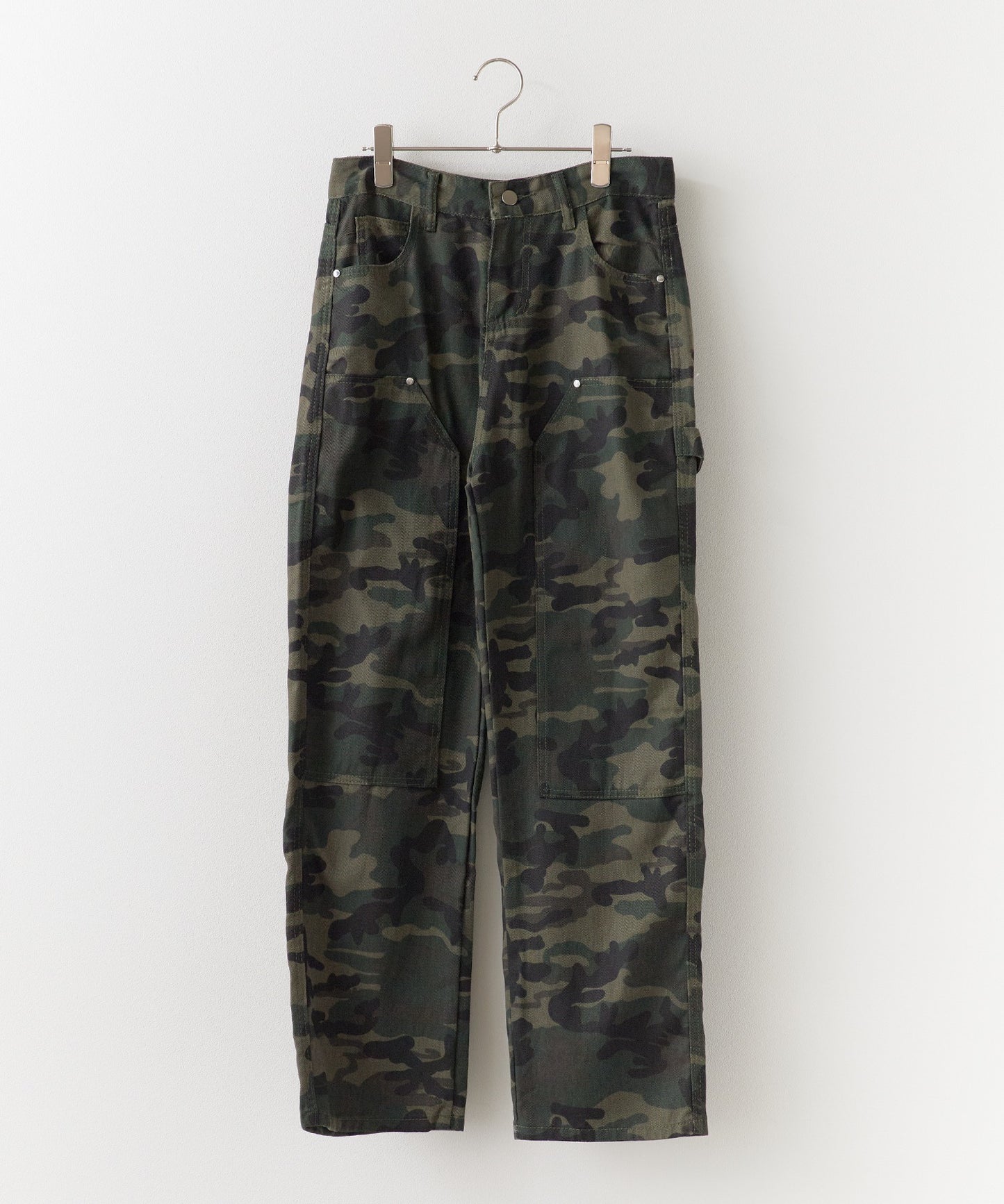 Chick / Double Knee Wide Camo Pattern Pants ダブルニー カモ柄 ワイドパンツ