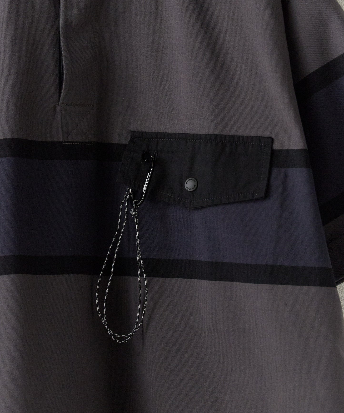 and wander × GRAMICCI / tech rugby shirt