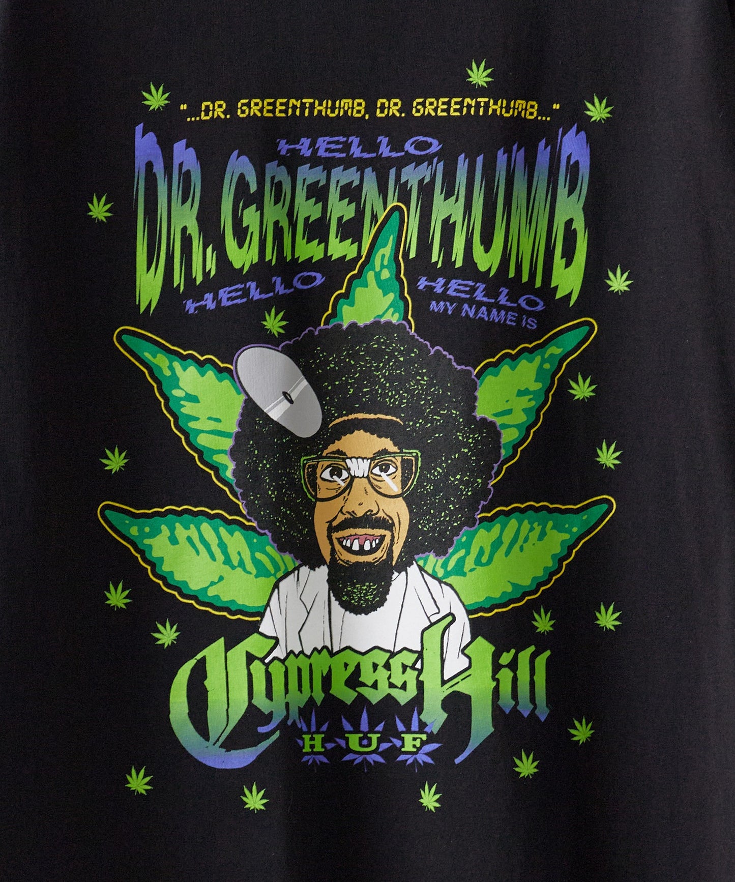 HUF×CYPRESS HILL / DR GREENTHUMB SS TEE