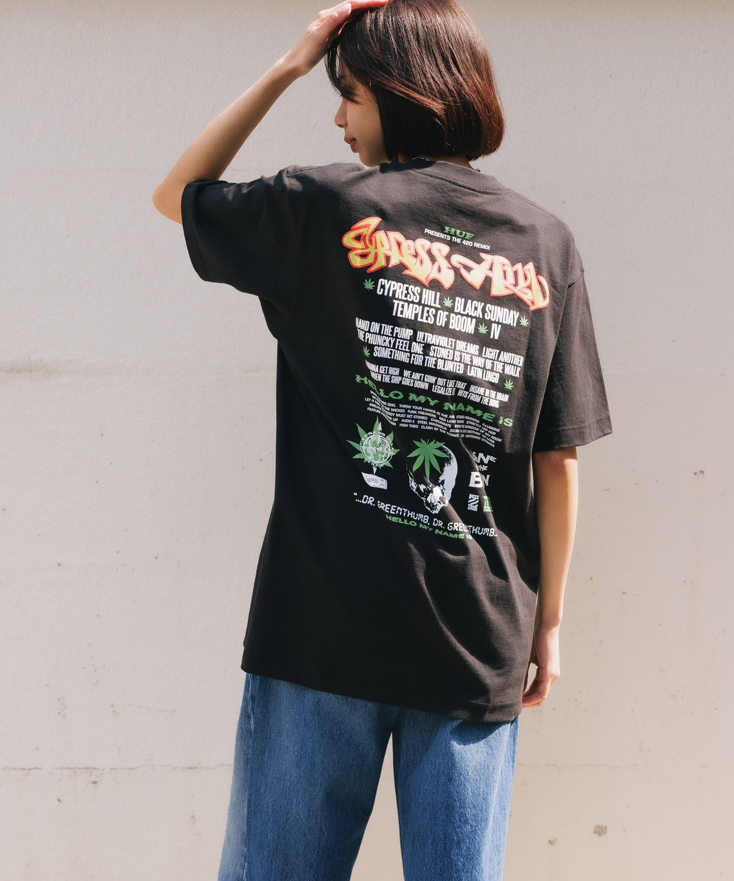 HUF×CYPRESS HILL / DR GREENTHUMB SS TEE
