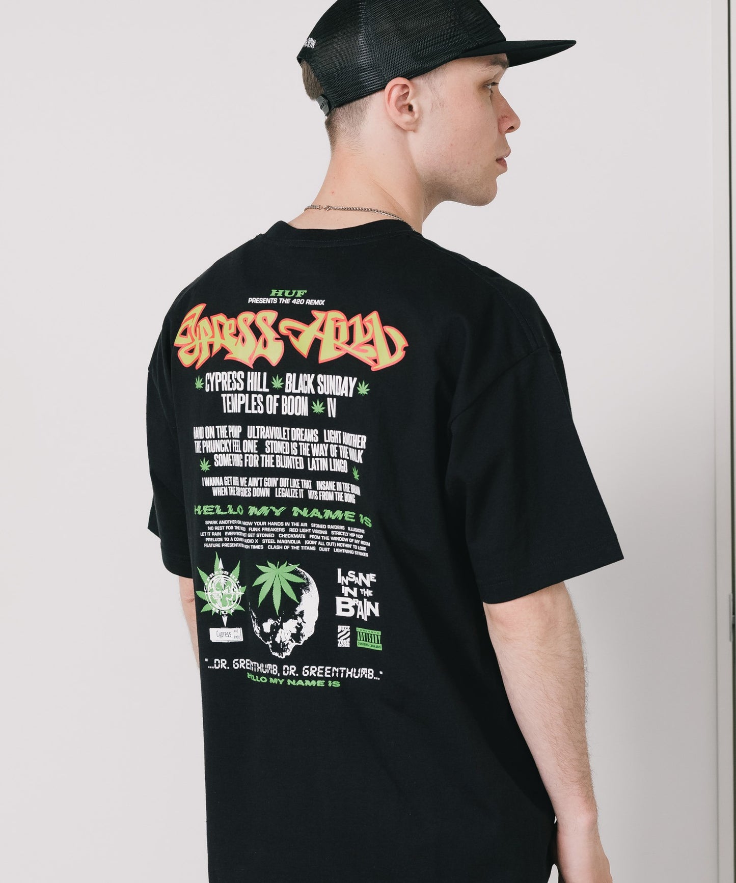 HUF×CYPRESS HILL / DR GREENTHUMB SS TEE