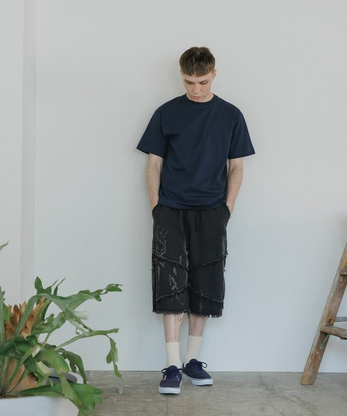 Hanes/ヘインズ RIB S/S CREW TEE BEEFY HM1-R103
