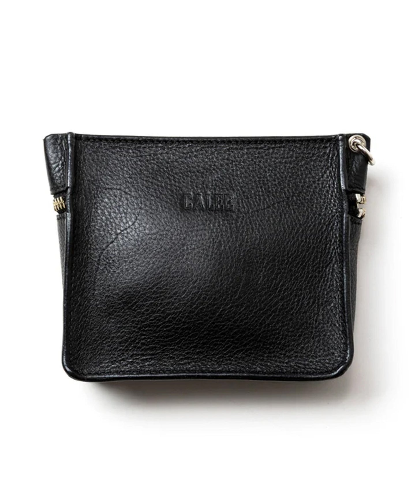 CALEE | STUDS LEATHER ZIP POUCH スタッズレザージップポーチ