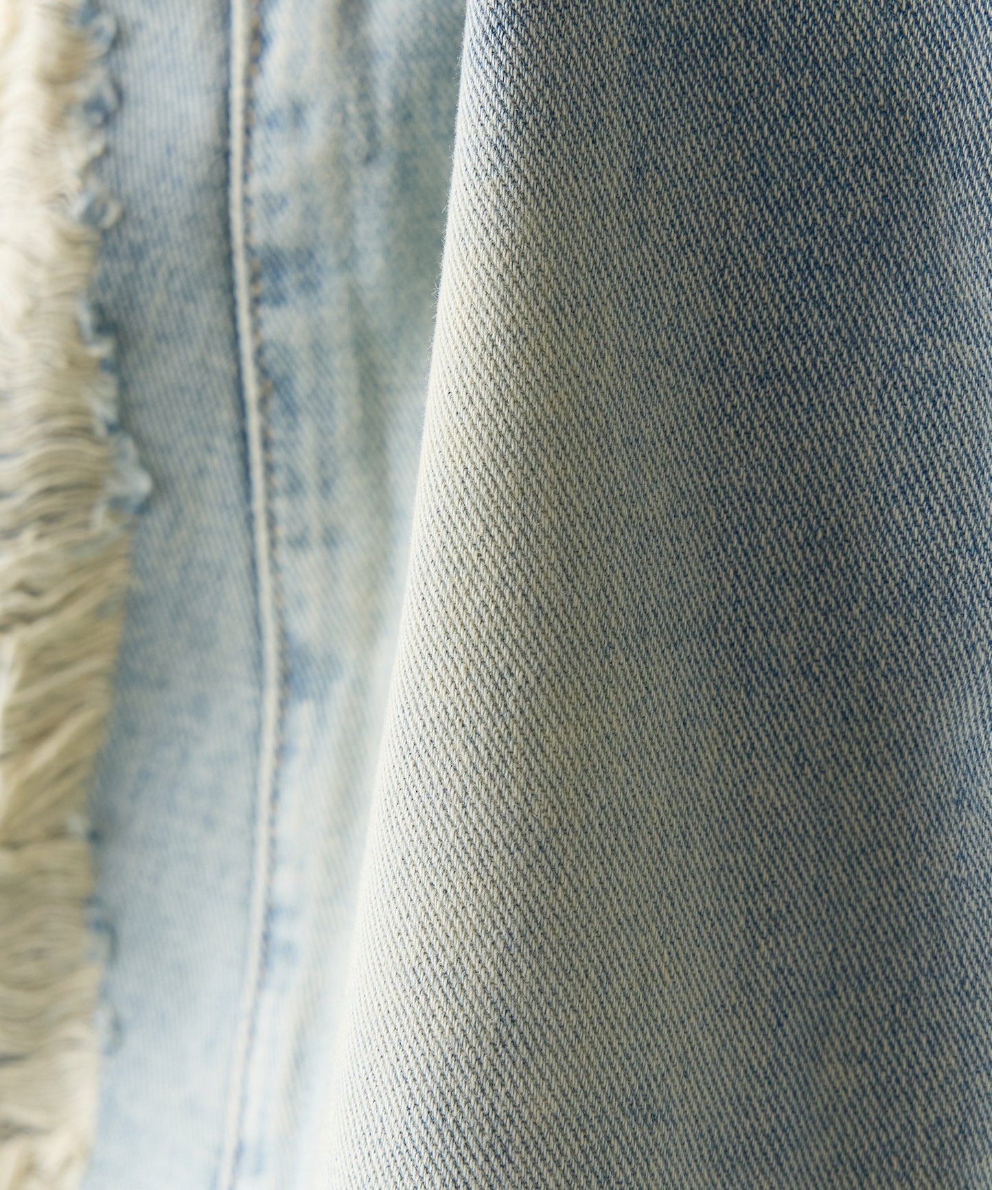 CHICK / Side Damage Denim Mini Skirt