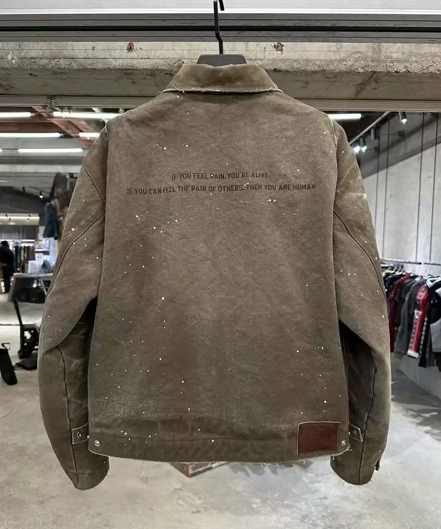 PANQ / PANQ 2025 THE ROSE BLOOMING AT THE MUZZLE DETORIT DENIM SET ジャケット