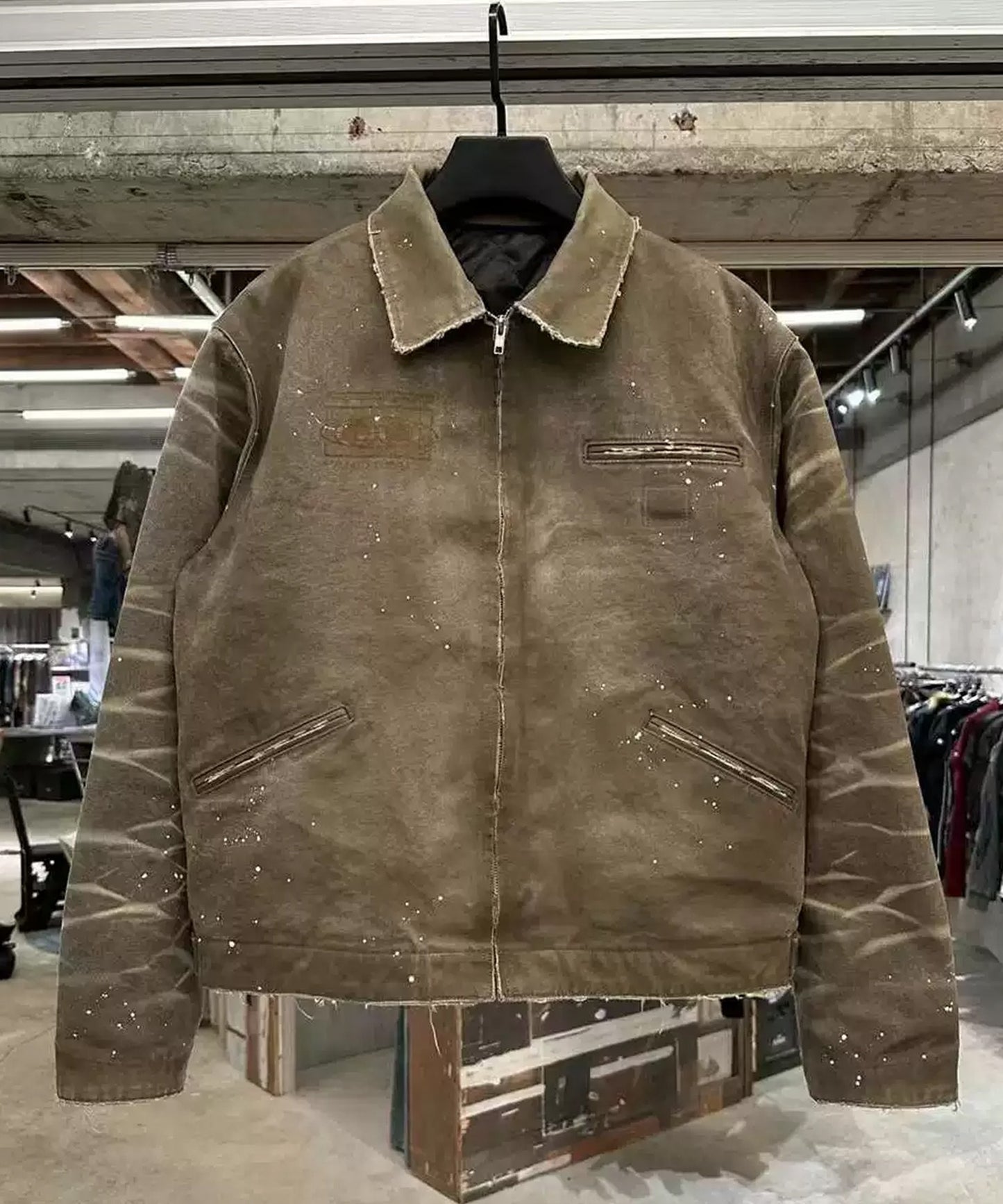 PANQ / PANQ 2025 THE ROSE BLOOMING AT THE MUZZLE DETORIT DENIM SET ジャケット