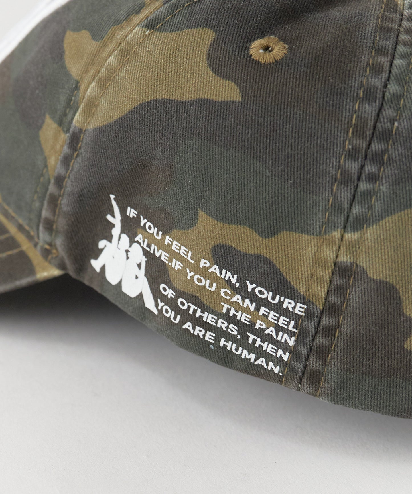 PANQ / 2024FW PIN-ATTACHED DESTORYED CAMO CAPS キャップ