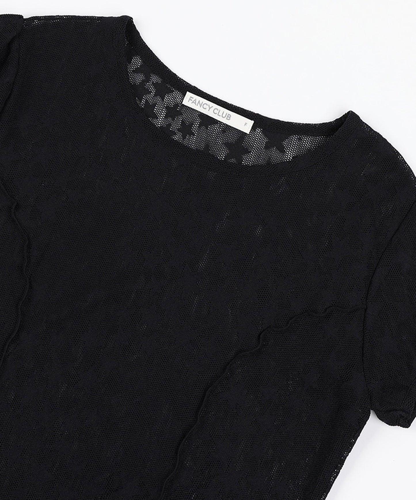 FANCY CLUB / Wave Puff Lace Tee