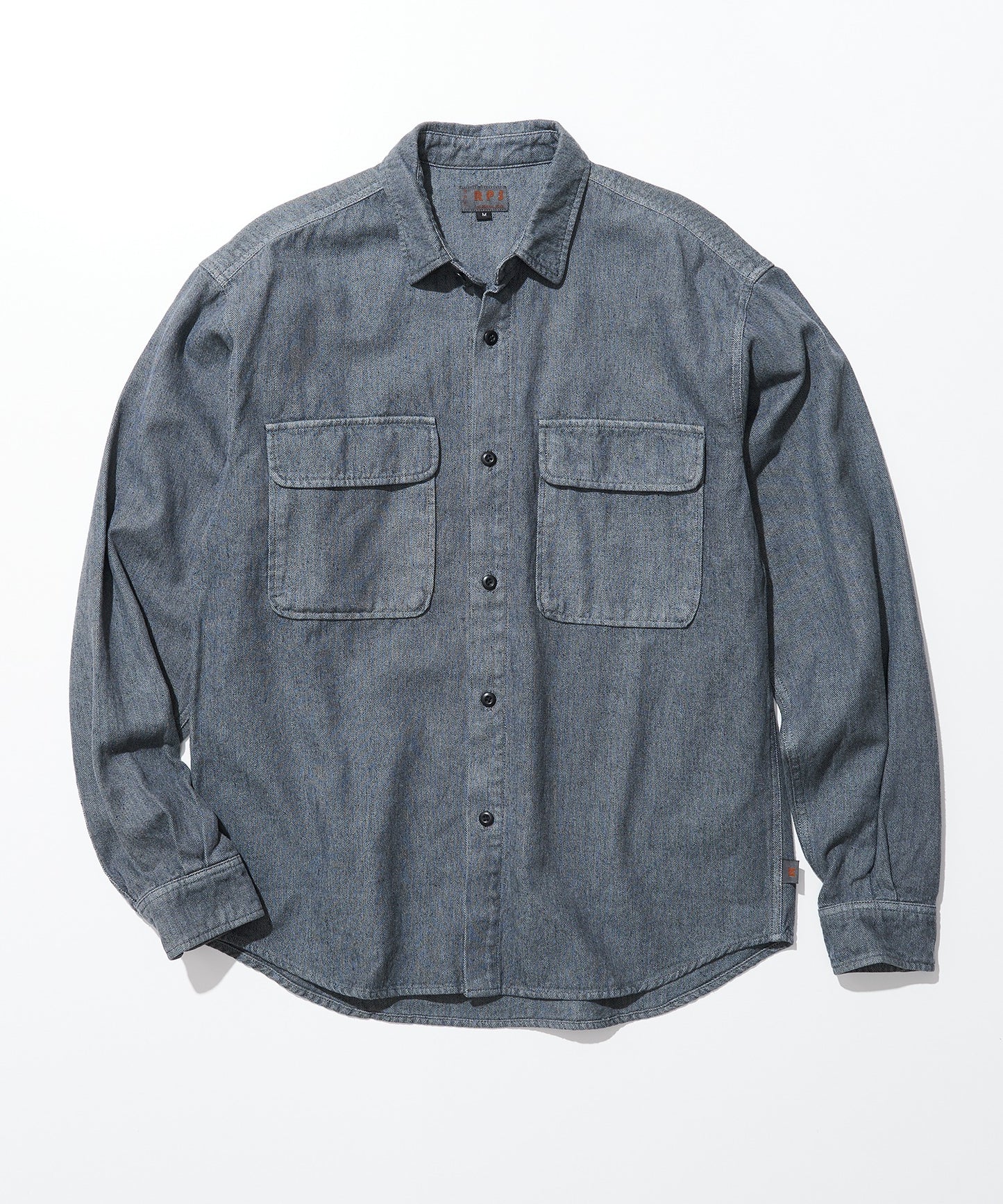 ROKX / INDIGO HEMP SHIRT L/S シャツ
