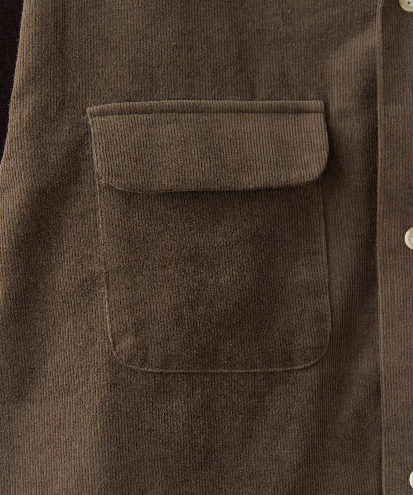 【予約】FIVE BROTHER / CORDUROY ONE-OP SHIRTS オープンカラーシャツ