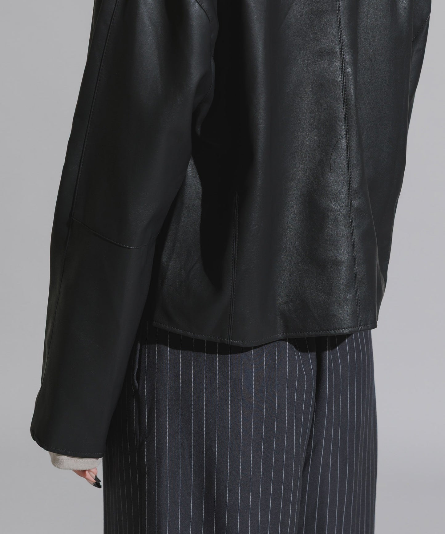 Chick / Faux Suede Full-Zip Blouson