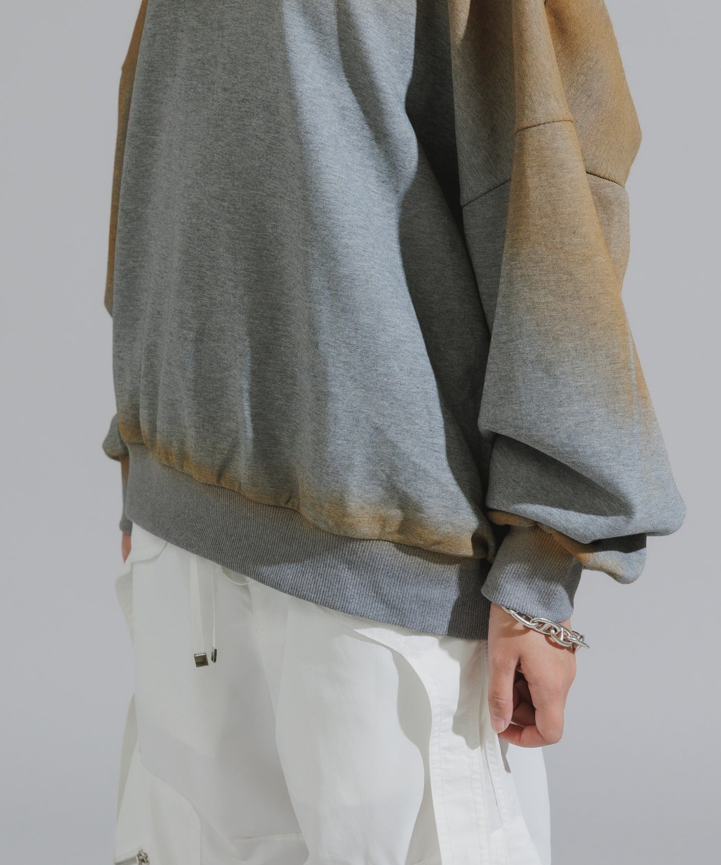 Mura-dyed Laser Back Sweatshirt