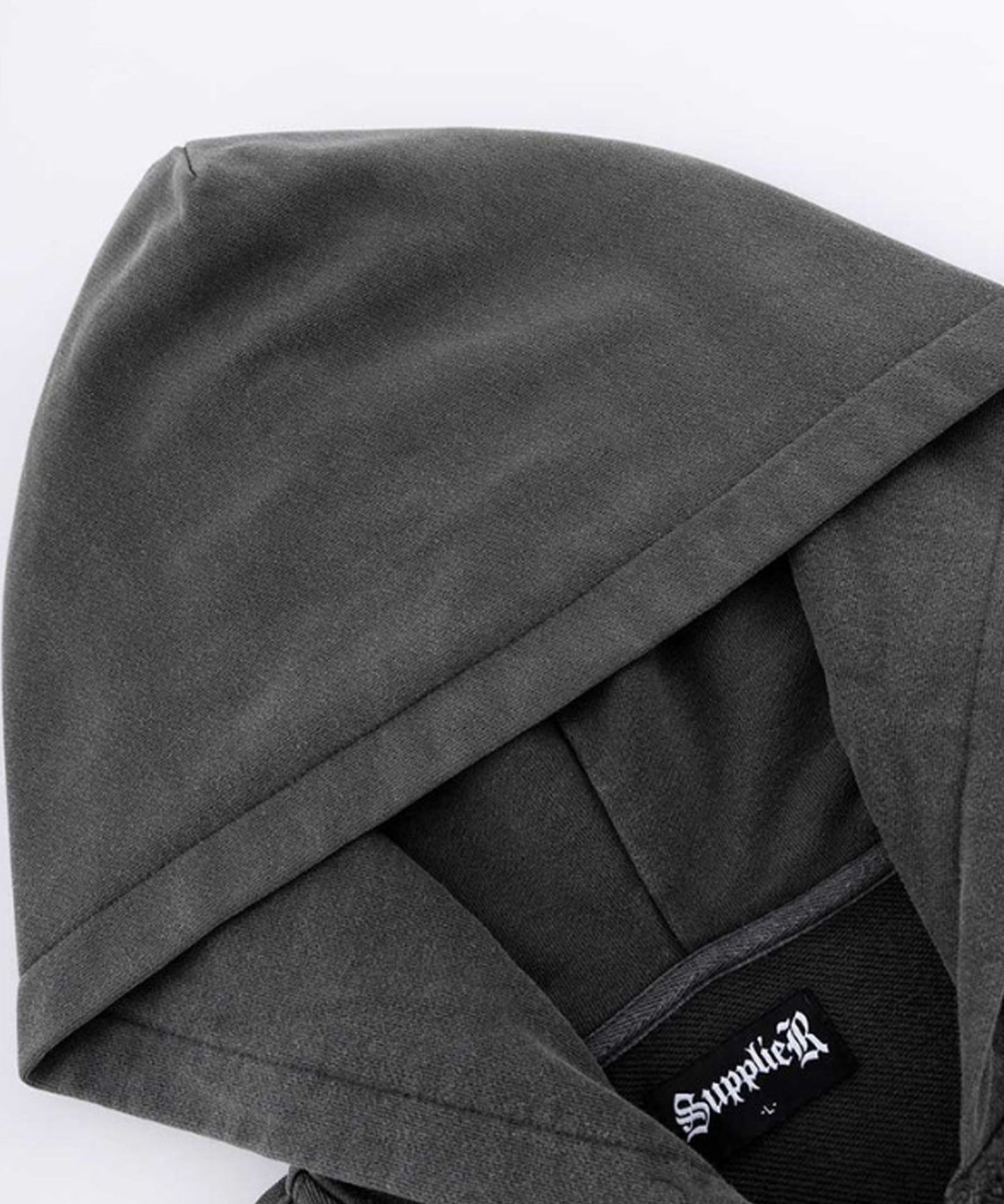 SUPPLIER/サプライヤー Fleur Leather Patch hoodie