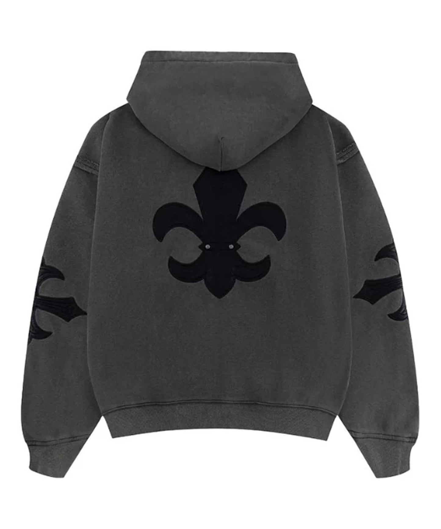 SUPPLIER/サプライヤー Fleur Leather Patch hoodie