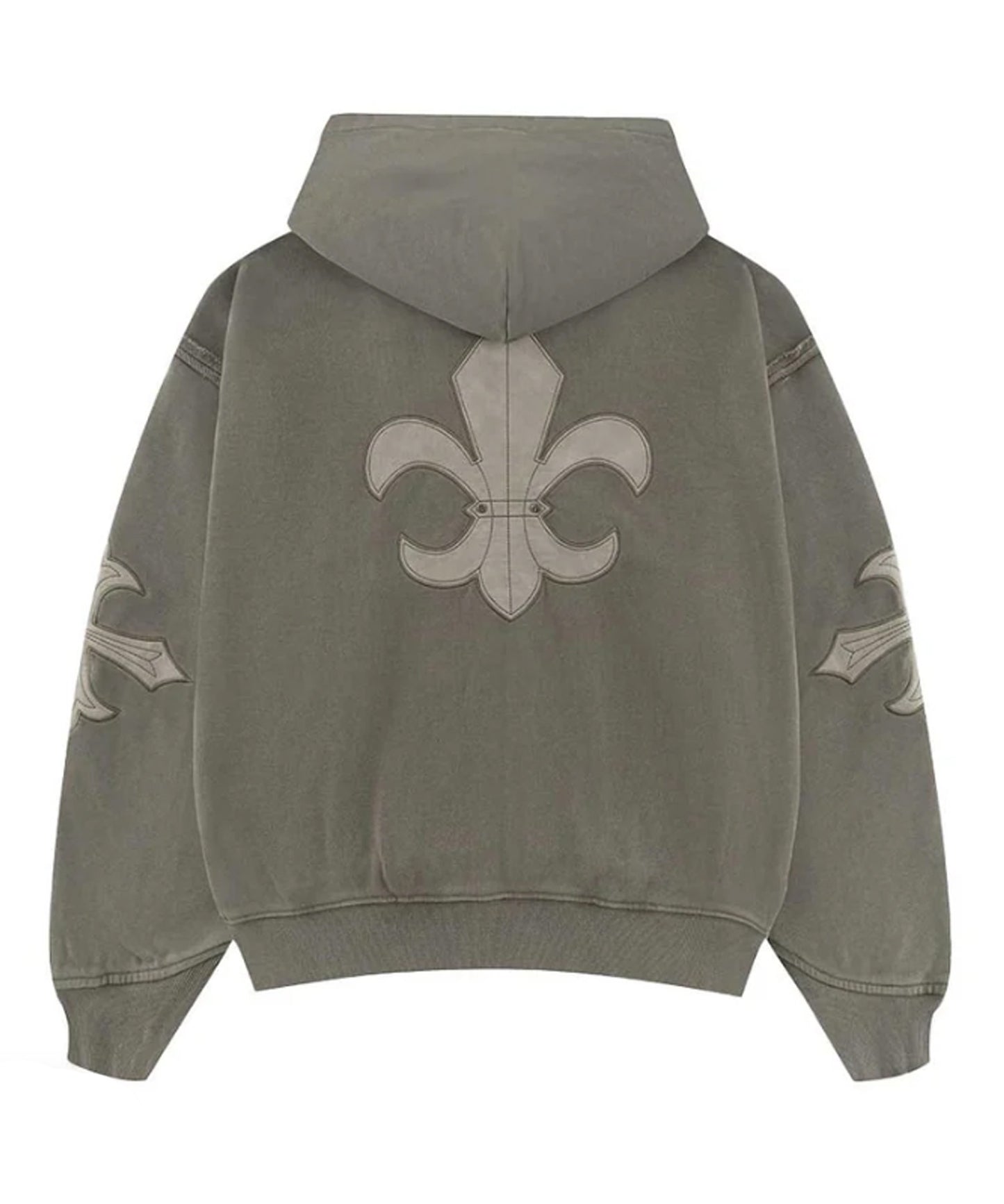 SUPPLIER/サプライヤー Fleur Leather Patch hoodie