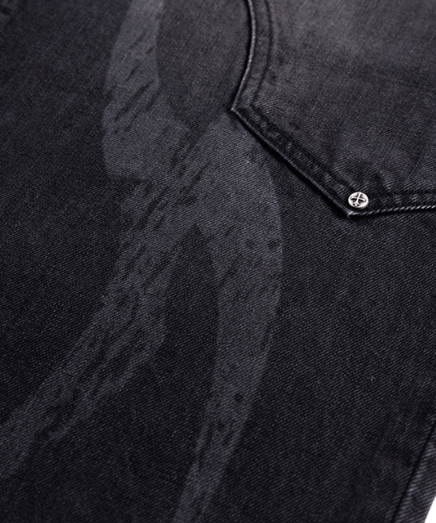 SUPPLIER / Vintage Wash Tribal Double Knee Baggy Jeans