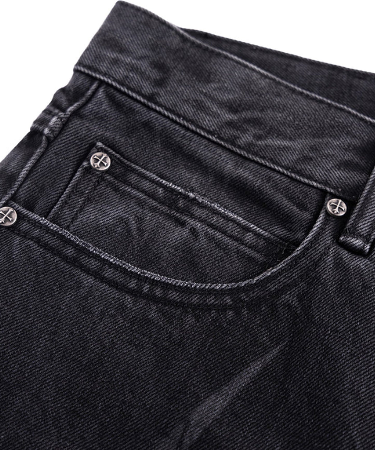 SUPPLIER / Vintage Wash Tribal Double Knee Baggy Jeans