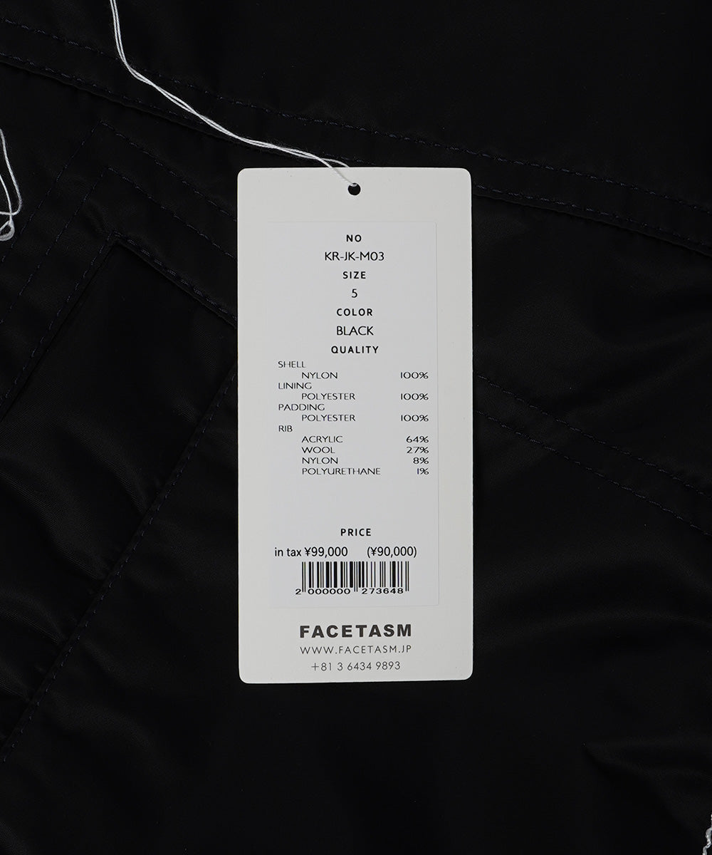 FACETASM / HEAVY STITCH MA-1 JACKET