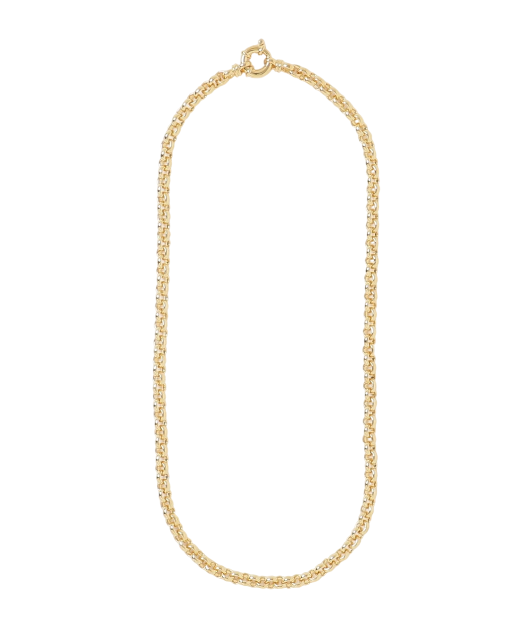 Thick Rolo Chain (Gold)