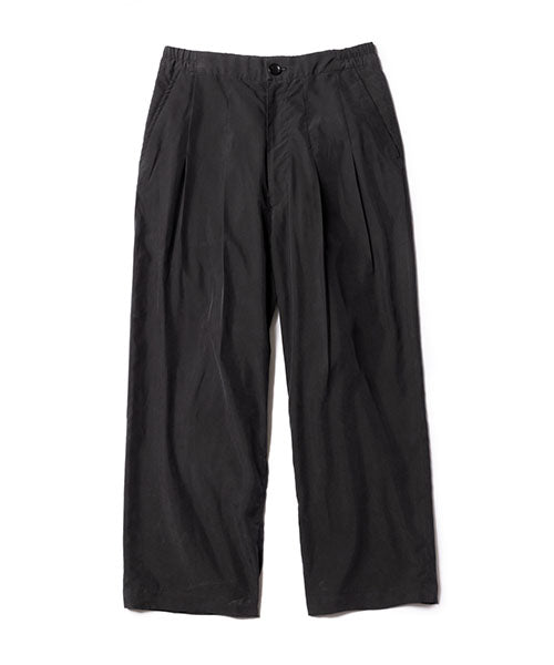 MR.OLIVE | T-R POWDER CLOTH - 2TACK WIDE EASY PANTS ツータックイージーワイドパンツ