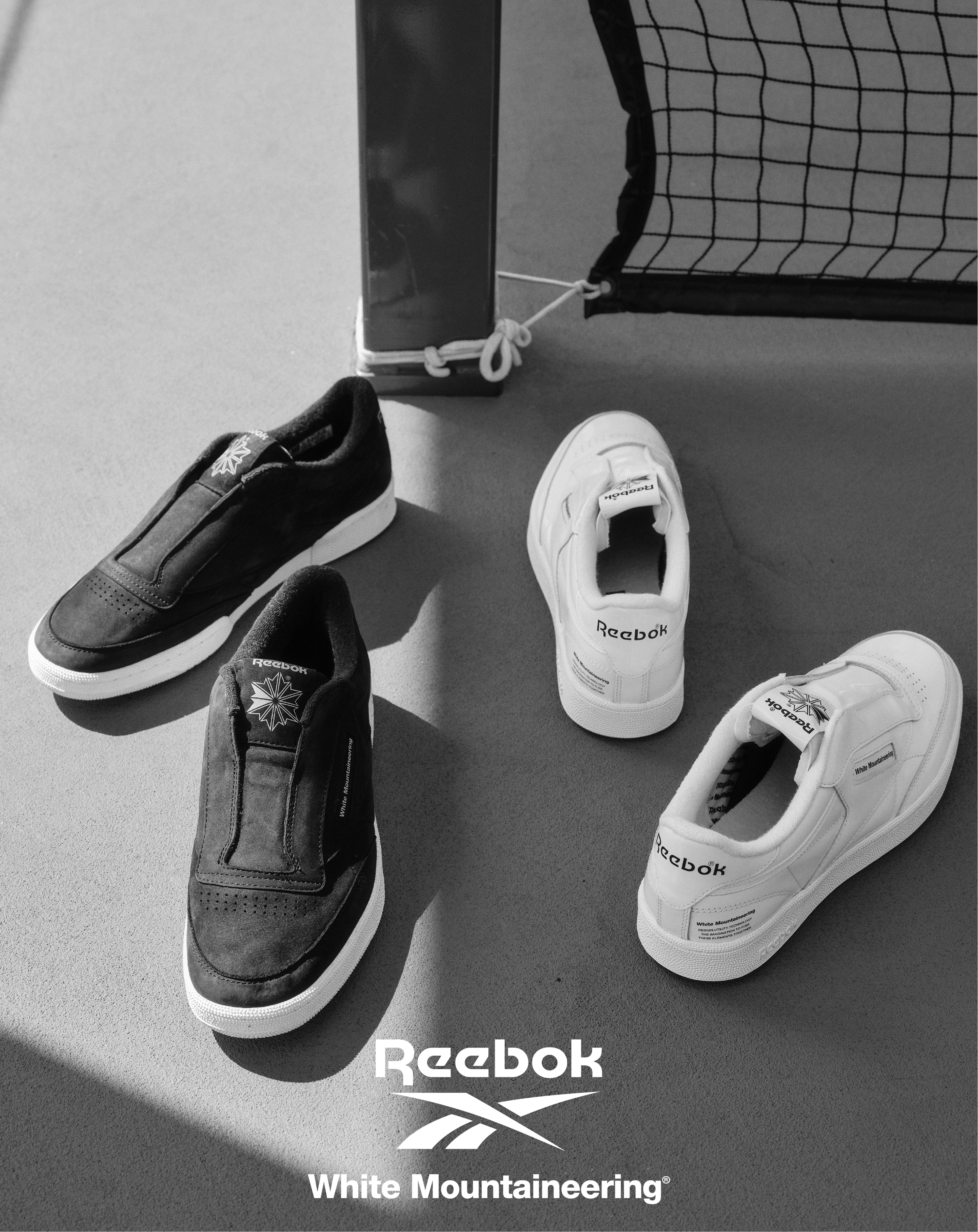 10/5(土) 発売 〈White Mountaineering〉× 〈Reebok〉"CLUB C 85 VINTAGE"