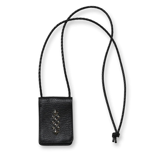 STUDS LEATHER NECK STRAP MULTI CASE