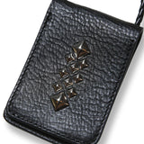 CALEE/キャリー STUDS LEATHER NECK STRAP MULTI CASE