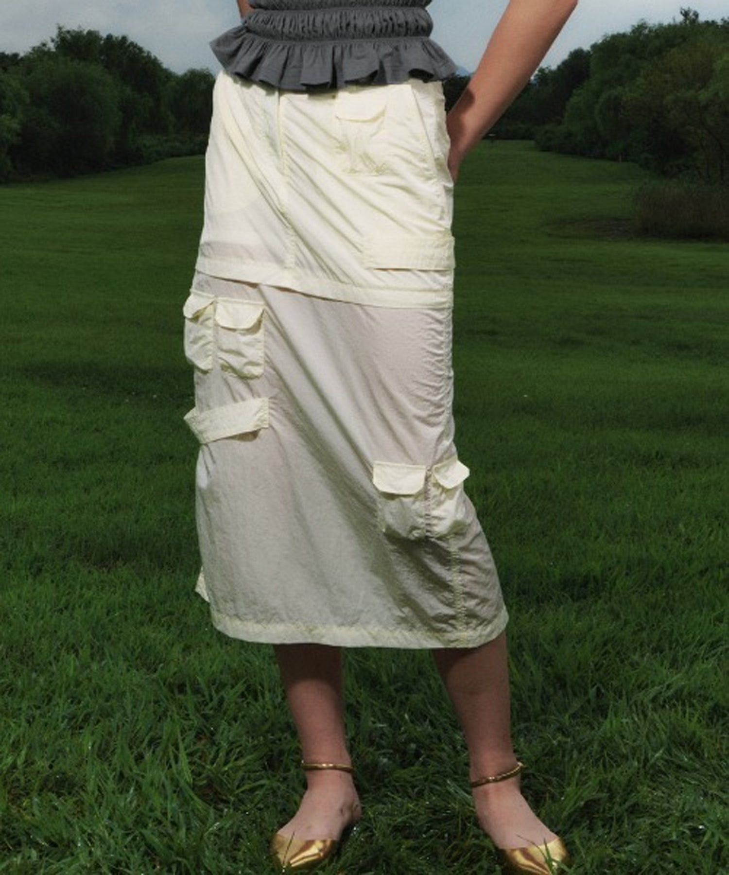 Kijun / Military Long Skirt
