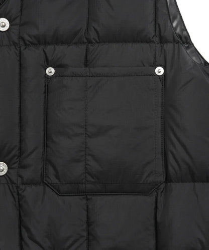 TAION / WORK V-NECK BUTTON DOWN VEST