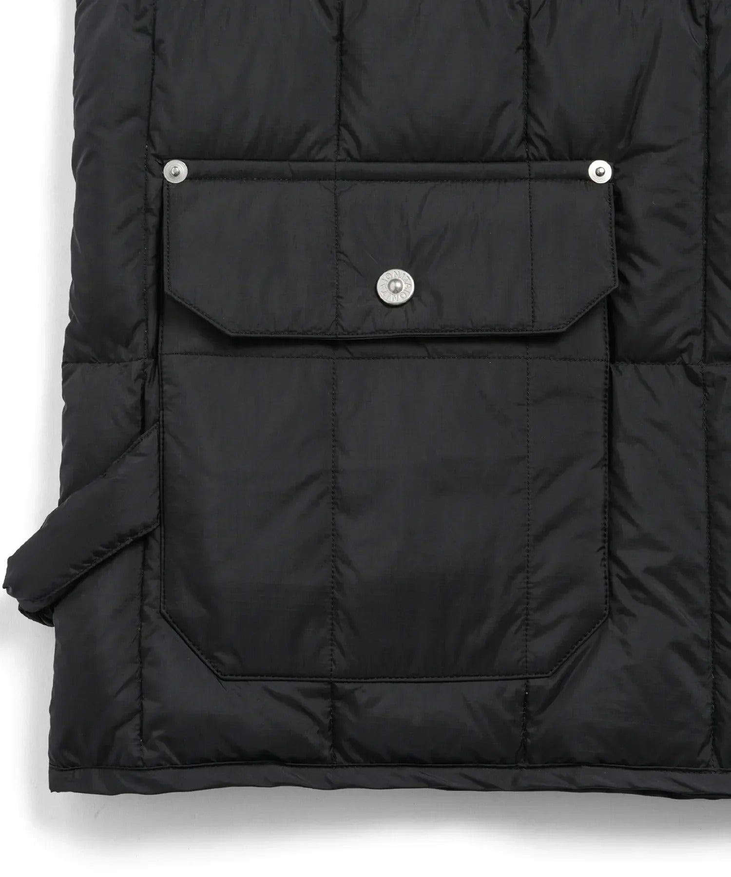 TAION / WORK V-NECK BUTTON DOWN VEST