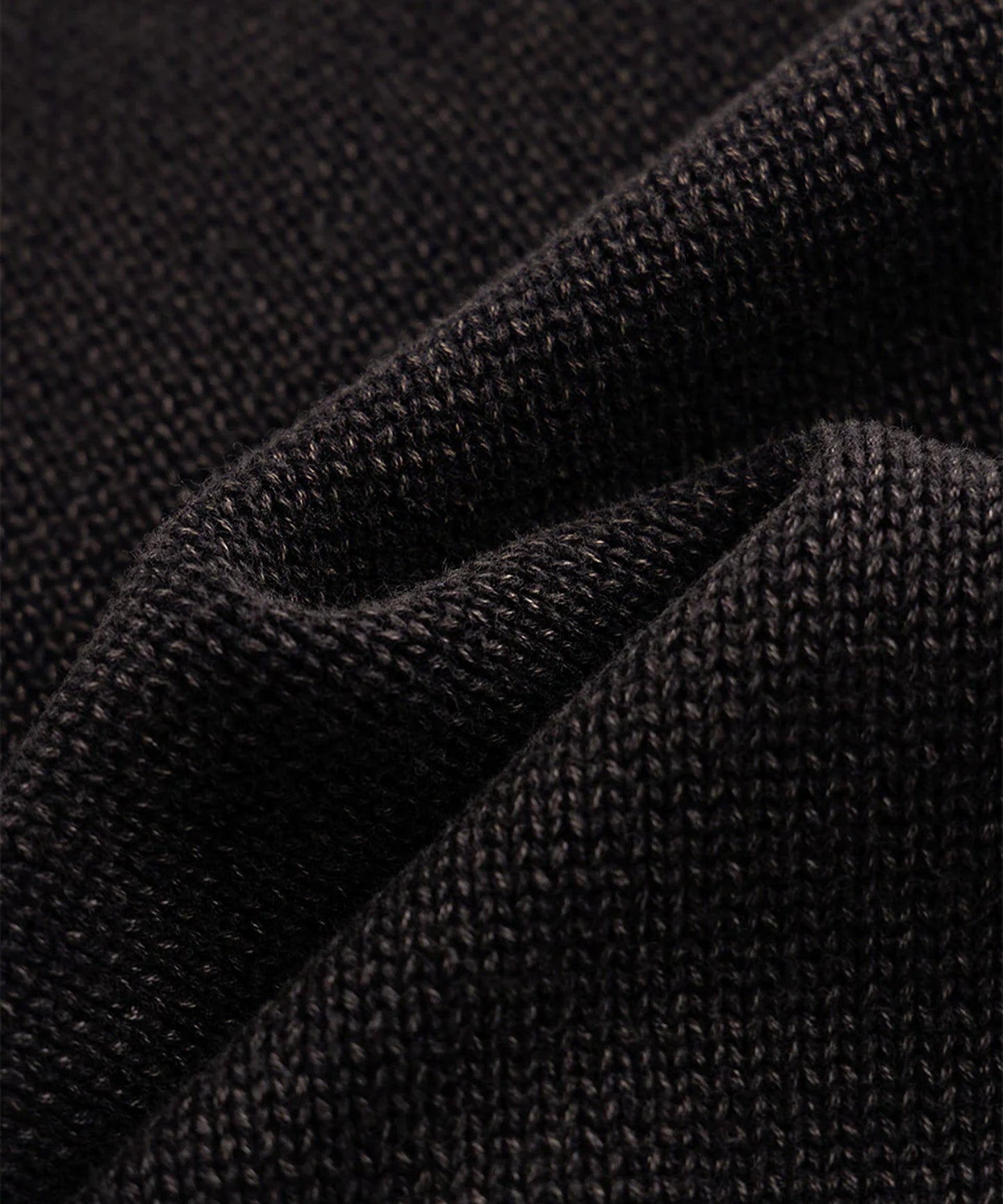 SUPPLIER / Dietressed Multiple Cross Leather patch Crew Knit