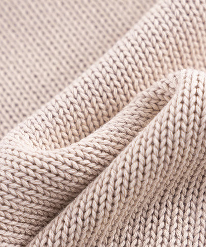 SUPPLIER / Dietressed Multiple Cross Leather patch Crew Knit