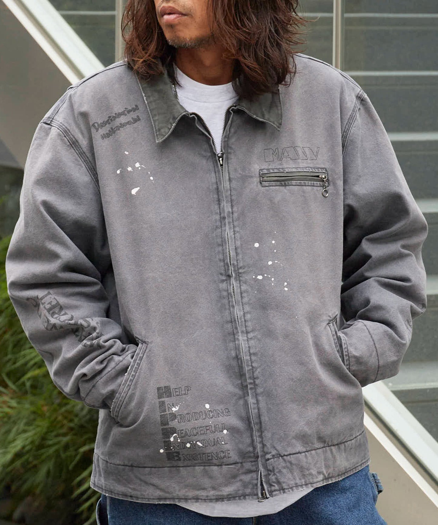 Liberaiders / GARMENT DYED WORK JACKET