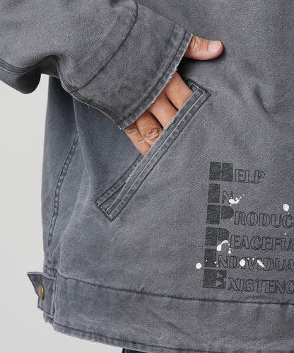 Liberaiders / GARMENT DYED WORK JACKET