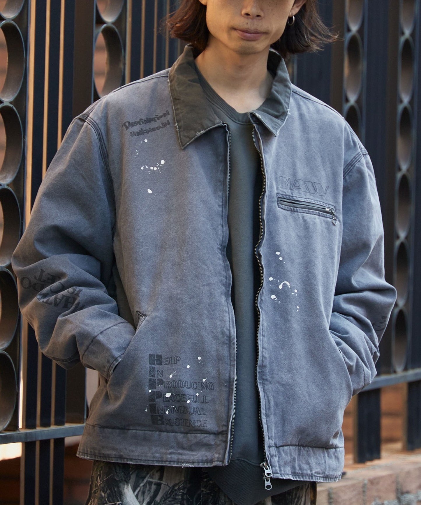 Liberaiders / GARMENT DYED WORK JACKET