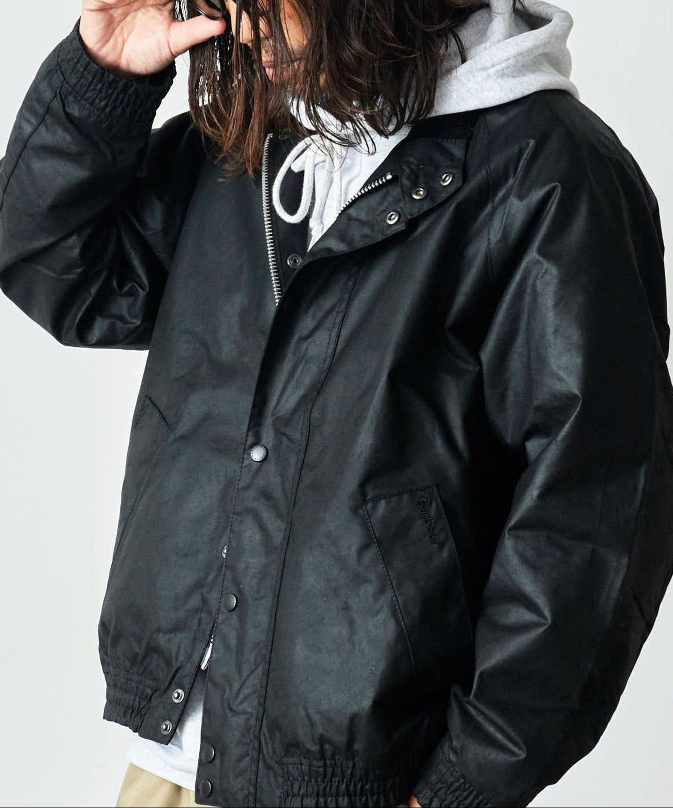 Barbour / blouson transport wax jacket