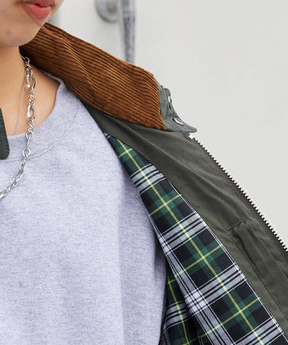 Barbour / blouson transport wax jacket
