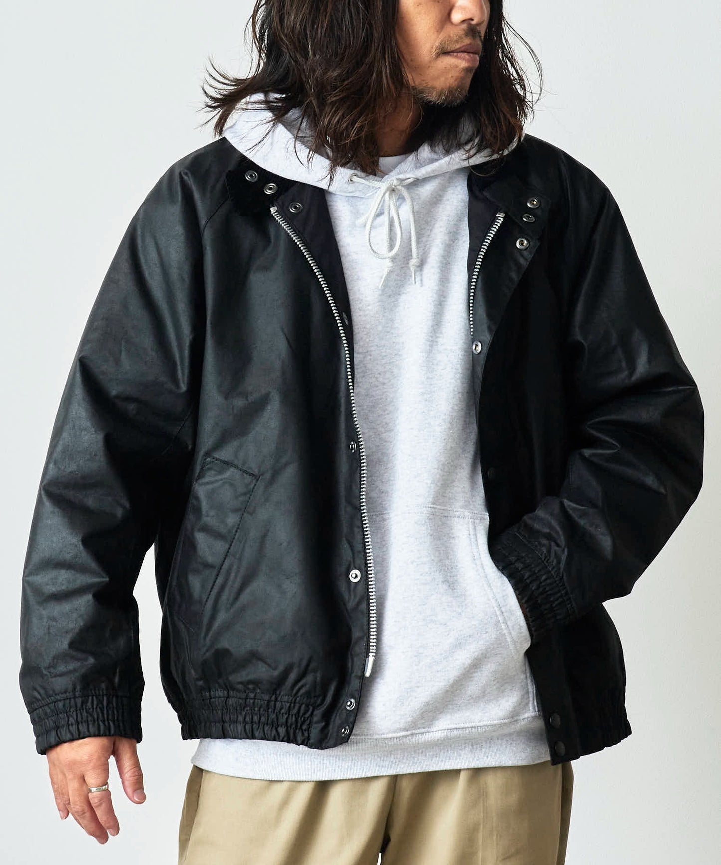 Barbour / blouson transport wax jacket
