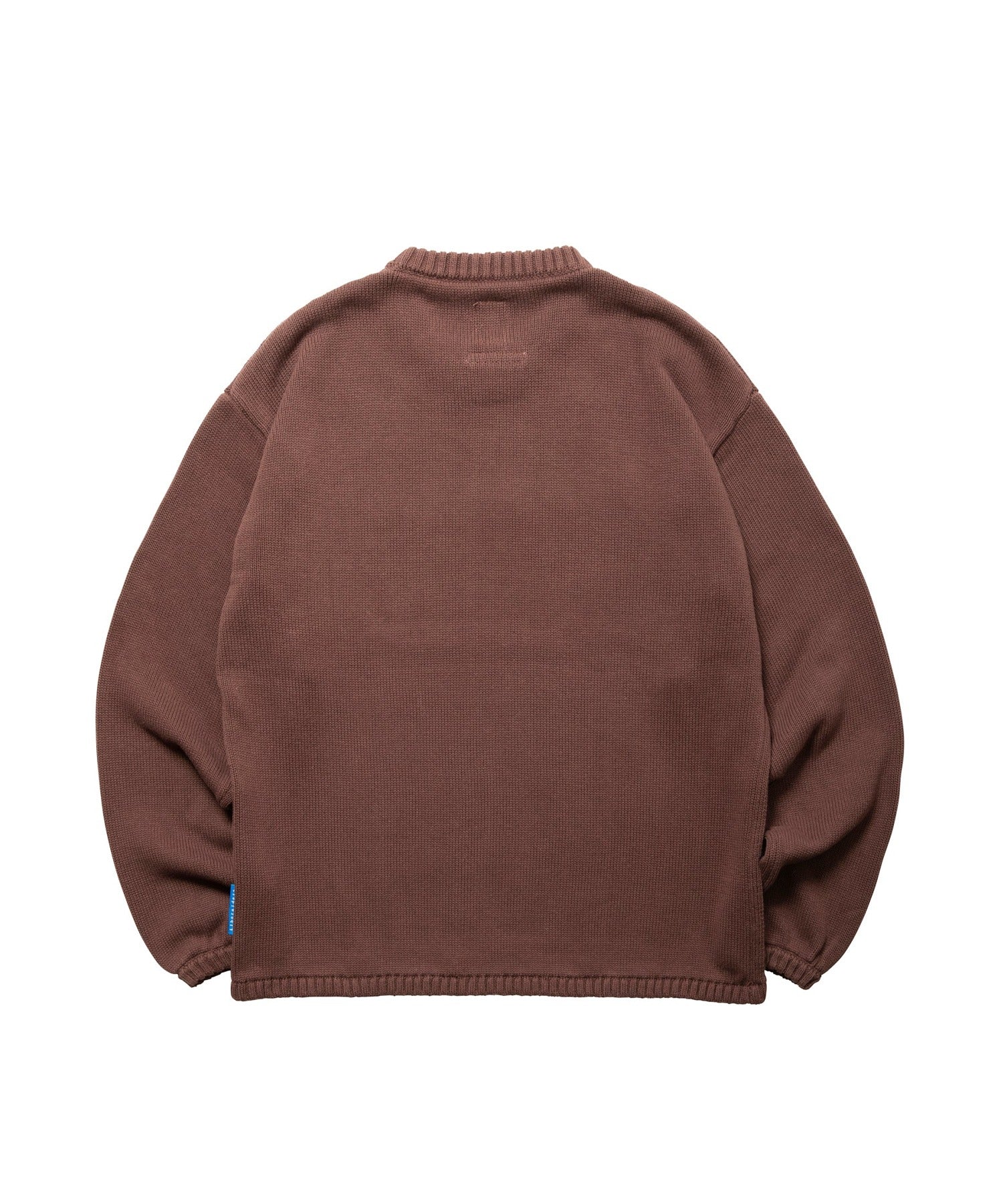Liberaiders / WOVEN LOGO KNIT SWEATER