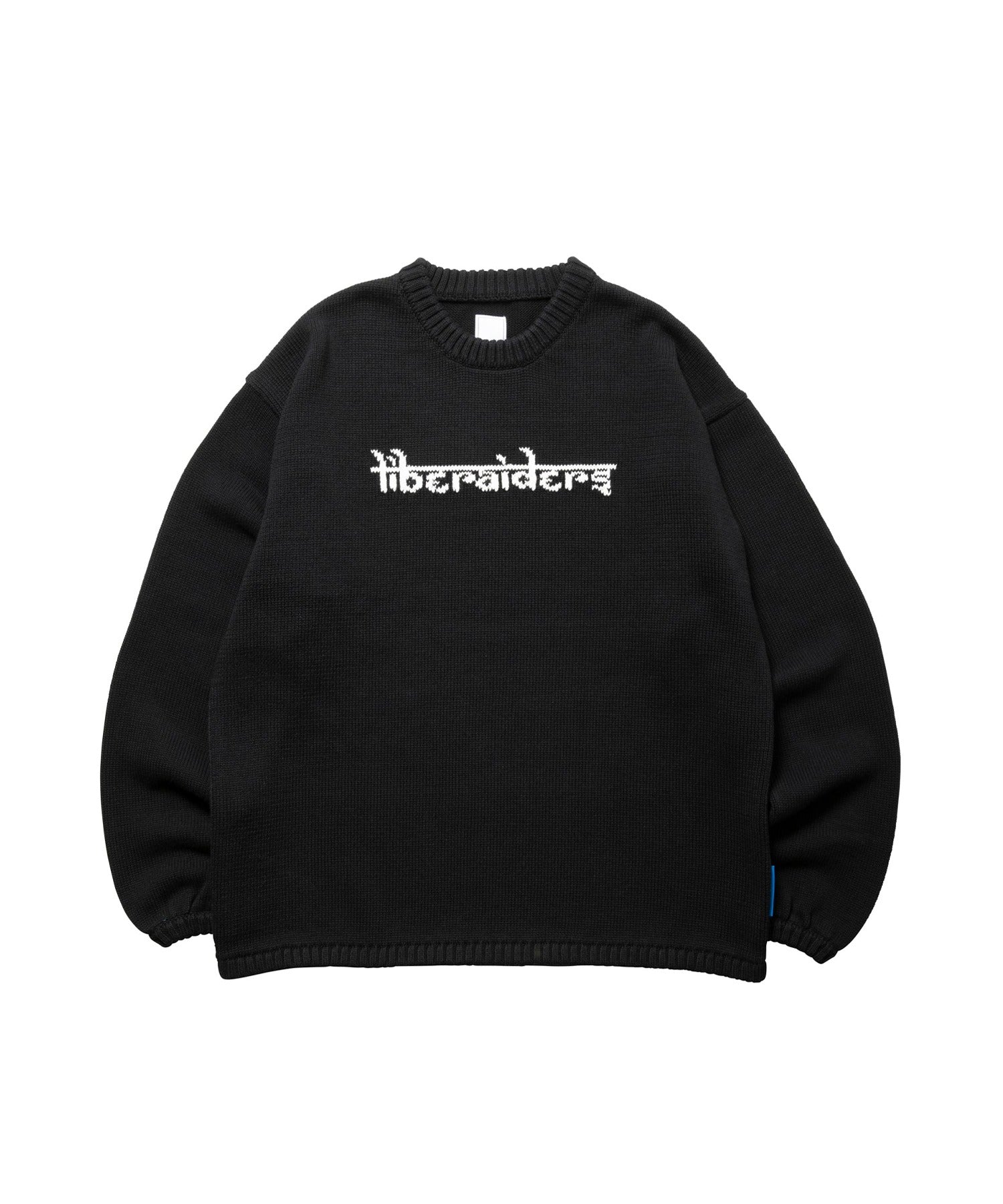 Liberaiders / WOVEN LOGO KNIT SWEATER